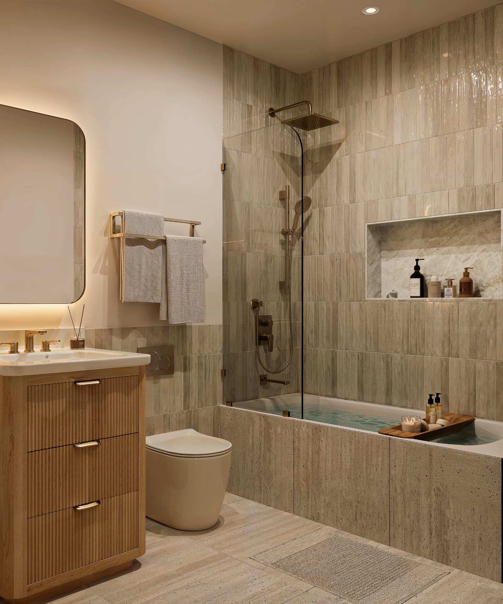 Secondary bathroom of the Penthouse
