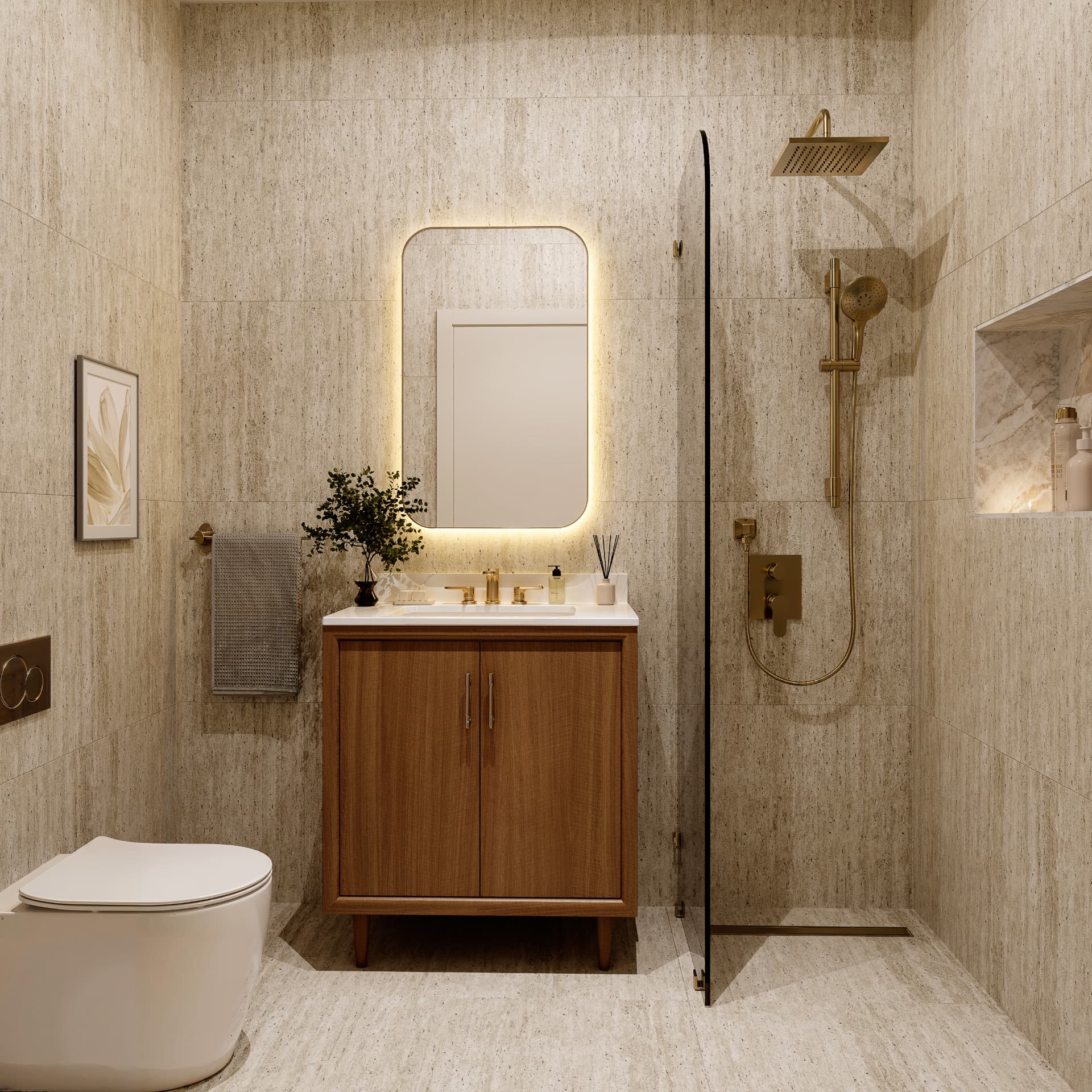 Primary bathroom of Residence Three